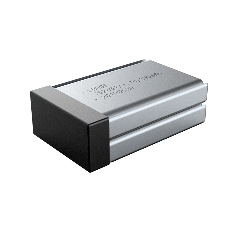 7.4V 550mAh 752631 手持測試儀聚合物鋰電池，鈷酸鋰材料